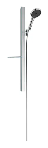 Hansgrohe Rainfinity Brausehalterset 130 3jet EcoSmart - Brausen, modernes Design mit 3 Strahlarten und energieeffizienter EcoSmart Technologie für ein nachhaltiges Duscherlebnis.