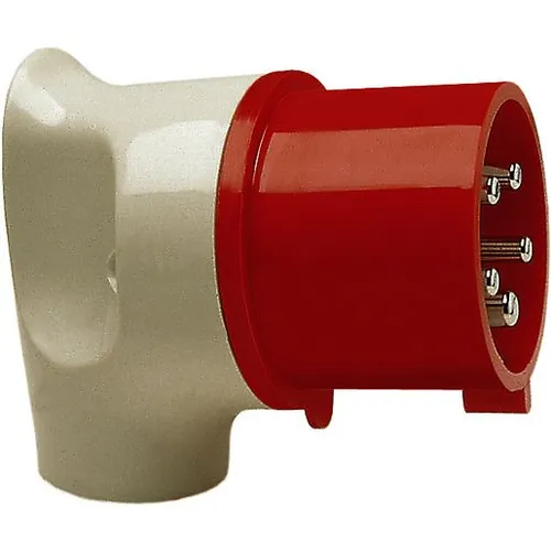 Walther Werke Winkelstecker 16A 5p. 400V 6h IP44 - Schuko Winkelstecker, robust und wetterfest, ideal für den Einsatz im Freien oder in feuchten Umgebungen mit IP44 Schutz.