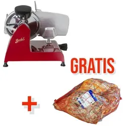 Berkel Red Line 250 Rot Schinken Set in rot von Berkel