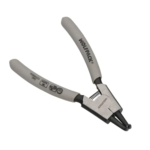 Zangen Aussenscheiben gebogen 125mm Din Stahl 5254 Druckringe Sicherungsringe