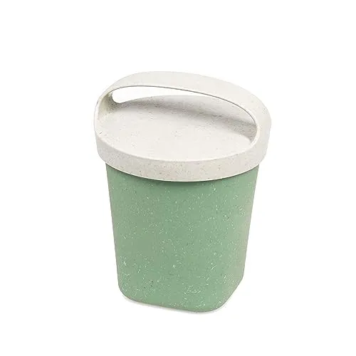 Koziol Buddy 0,5 Snackpot mit Einsatz und Deckel Nature Leaf Green 7241703
