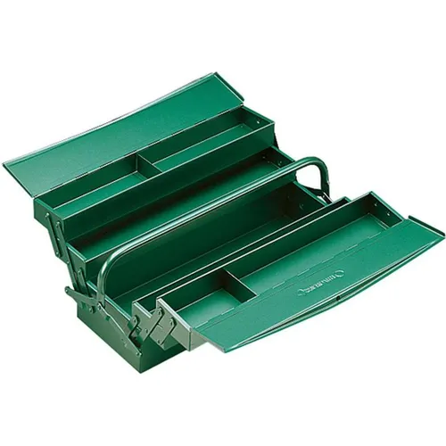 Stahlwille 81070000 446/08 TRAGEKASTEN 5-TEILIG - Werkzeugkasten unbestückt, durch Vorhängeschloss verschließbar für zusätzliche Sicherheit