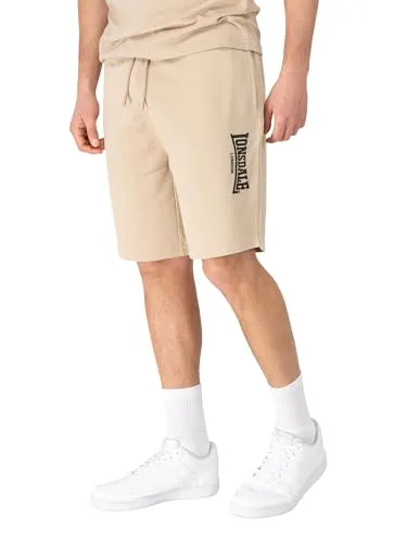 Lonsdale Sweatshorts FRINGFORD - Sportliche Shorts mit elastischem Bund und Kordelzug, ideal für Sport und Freizeit. Seitliche Taschen bieten Platz für Schlüssel, während der 3D Gummi Druck für einen modischen Look sorgt.
