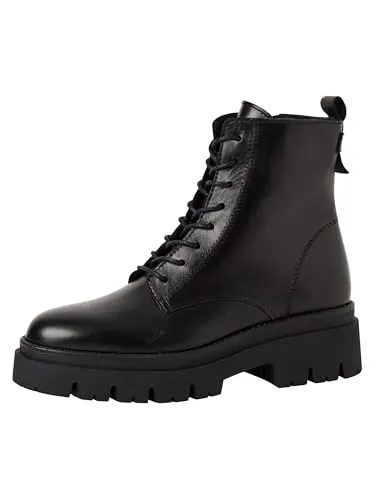 Tamaris Damen Stiefel Leder schwarz 42 in schwarz von Tamaris