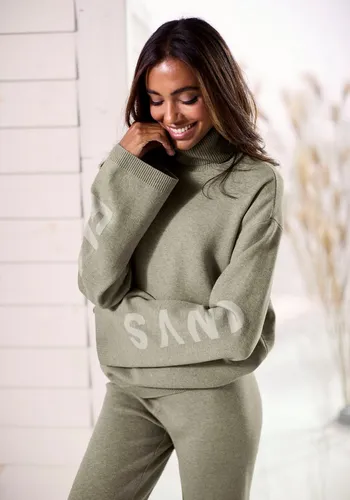 Elbsand Sweater Rollkragenpullover aus weichem Strick, Loungewear