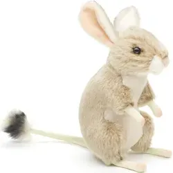 Wüstenspringmaus 18 cm aufwartend braun Plüschmaus