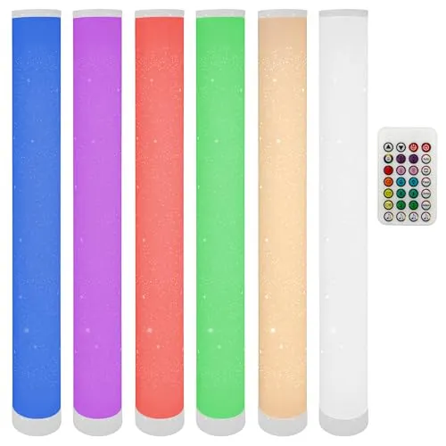 Moderne LED Stehleuchte mit RGB-Farbwechsel und Musik-Sync von IC Home