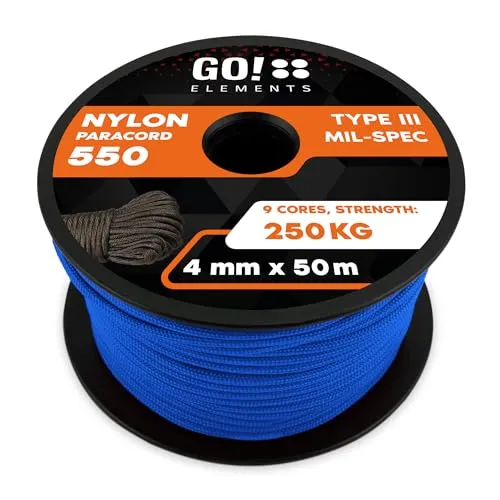 GO!elements Paracord 550 in blau von GO!elements