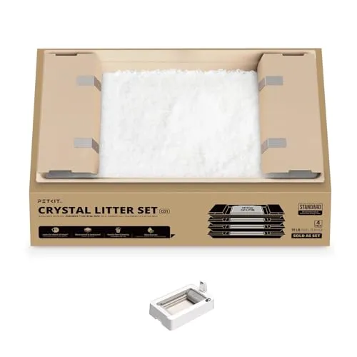 PETKIT Kristallkatzenstreu 4er-Pack für Purobot Crystal Duo