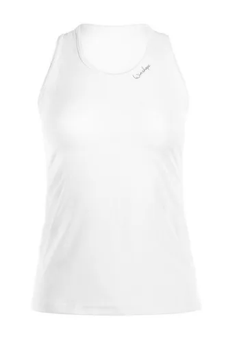 WINSHAPE Damen Functional Light And Soft Tanktop Aet124ls - Yoga-Shirt in Ivory, M EU - Trainingsbekleidung mit ultra weichem, elastischem Funktionsstoff und temperaturregulierendem Effekt, perfekt für Fitness, Pilates und Yoga.