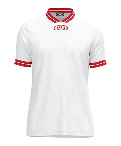 Jako Trikot Retro Ka - weiß/rot, Größe: 152 - Stylisches Jako Trikot Retro Ka in Weiß/Rot, ideal für Sport und Freizeit. Hochwertige Materialkombination sorgt für Tragekomfort, während das Retro-Design als Hingucker dient.