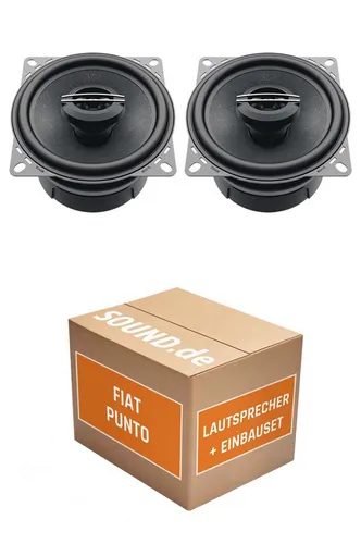 JUST SOUND best choice for caraudio Lautsprecher Heckablage Hertz CX 100.5 für Fiat Grande Punto 120W Auto-Lautsprecher (40 W, 10 cm)
