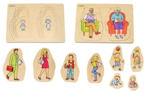 Beleduc 17052 - Lagenpuzzle Oma & Opa