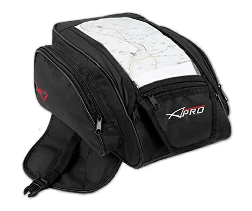 Magnetische Tanktasche Motorrad Universal Kartentasche Tankrucksack Schwarz