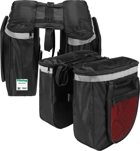 Doppeltes Fahrrad Gepäck Tragetasche hinten wasserdicht Fahrrad Gepäcktasche