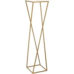 HowHomely Moderner Pflanzenständer 100 cm Gold in gold von HowHomely