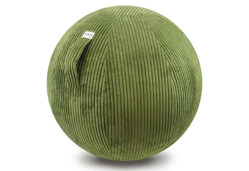 VLUV Stuhl Sitzball Vlip 60-65 cm olive Breitcord von VLUV
