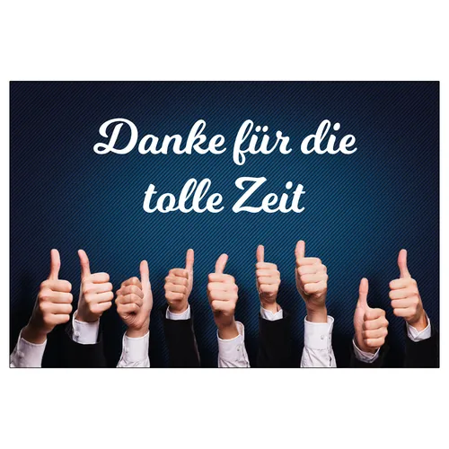 Abschiedskarte Klappkarte mit 1 Umschlag, Abschied Kollege Ruhestand Karte 1