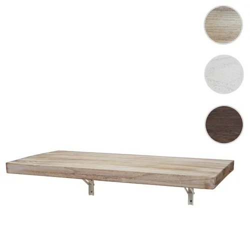 Wandtisch HWC-H48 - Klappbarer Wandklapptisch aus Massiv-Holz - Tische & Stehtische - Praktischer, klappbarer Wandtisch aus robustem Paulowniaholz, ideal für platzsparende Lösungen in jedem Raum.