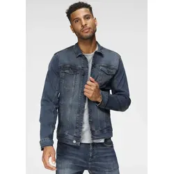 Blend Jeansjacke BHNARIL washed - Funktionsjacke für Herren, schmal geschnitten mit Stretch-Qualität für optimale Bewegungsfreiheit und strapazierfähigem Denim, ideal für modische Freizeitlooks.