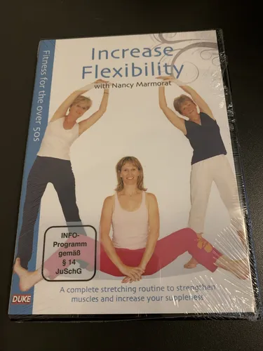Increase Flexibility Fitness For The Over 50s Nancy Marmorat DVD Neu