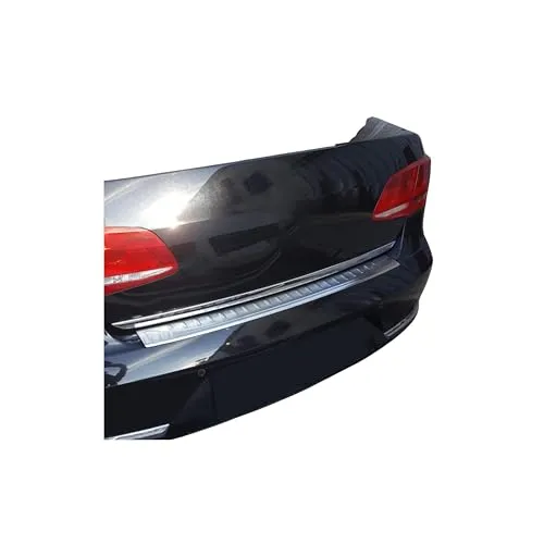 OMAC Ladekantenschutz für VW Passat B7 Stufenheck 2010-2015 - Abdeckblenden aus rostfreiem Edelstahl, bieten effektiven Schutz vor Kratzern und Stößen, einfache Montage ohne Bohren, maßgeschneiderte Passform für Ihr Fahrzeug.