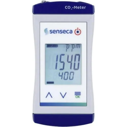 Senseca ECO 420-02 Kohlendioxid-Messgerät - Gasmessgeräte für präzise CO2-Überwachung bis 10.000 ppm, mit Alarmfunktion – ideal für Gewächshäuser, Energiemanagement und Forschung.
