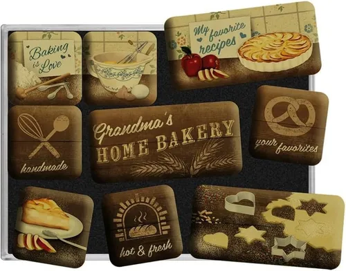 Nostalgic-Art Magnet 9tlg. Magnetset - Home Bakery
