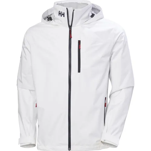 Helly Hansen Crew Hooded Jacket 2.0 white (001) M in weiß von Helly Hansen