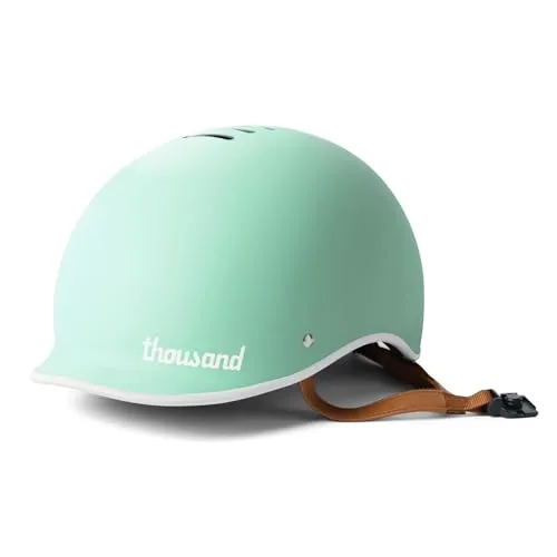 thousand Fahrradhelm Heritage - Willowbrook Mint - Medium - Fahrradhelm mit Sicherheitszertifizierung und innovativem Magnetverschluss. Leicht und komfortabel für perfekte Passform, ideal für stilbewusste Radfahrer.