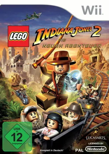 Lego Indiana Jones 2 - Die neuen Abenteuer - Abenteuerliches Action-Game für die ganze Familie, mit kreativen Lego-Elementen und spannenden Missionen.