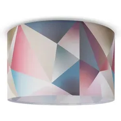 Pendelleuchte E27 mit Stoffschirm – Modern und Minimalistisch - Deckenleuchte in elegantem Design, ideal für Schlafzimmer. Die geometrischen Stoffschirme setzen stilvolle Akzente und schaffen ein gemütliches Ambiente.