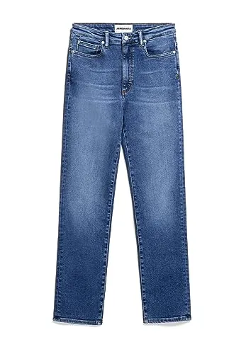 ARMEDANGELS Damen Slim Jeans LEJAANI – Bio-Baumwoll Mix X-Stretch - Nachhaltige Slim Fit Jeans aus Bio-Baumwolle und recycelten Materialien, bietet hohen Tragekomfort und eine perfekte Passform.