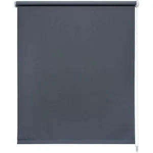 Seitenzugrollo 162 x 180 cm dunkelgrau - Rollos - stilvoller Sonnenschutz mit verdunkelndem Stoff, ideal für gemütliche Räume und einfach zu montieren.