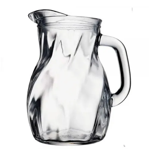 Glas Krug Twist 1,0L geeicht -1 Stück Weinkrug Saftkrug Wasserkrug