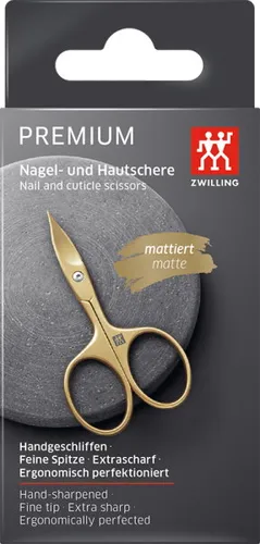 ZWILLING Kombi Nagelschere - Präzise Schere für Nägel und Nagelhaut - Nagelscheren, 2 in 1 Kombi für Nägel und Nagelhaut, ergonomisches Design aus rostfreiem Edelstahl, nachschärfbar für langanhaltende Präzision und höchsten Anwendungskomfort.