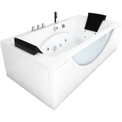 Whirlpool Pool Badewanne W81-TH-C-SC 180x90cm - Sanitäranlagen & Zubehör mit aktiver Schlauch-Reinigungsfunktion für hygienische Nutzung und langlebige Qualität. Ideal für entspannende Wellnessmomente zu zweit.