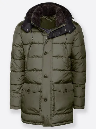 New Canadian Funktionsjacke Longjacke Langarm in grün von New Canadian