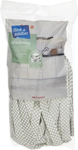 flink & sauber Wischmopp-Ersatzkopf Polyester 4305615395845