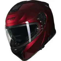 Nolan N80-8 Classico Nobile N-Com Helm, rot, Größe XS für Männer