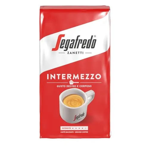 Intermezzo Kaffee 250g - Segafredo - Gemahlener Kaffee für vollmundigen Genuss, ideal für Kaffeeliebhaber und perfekte Zubereitung zu Hause.