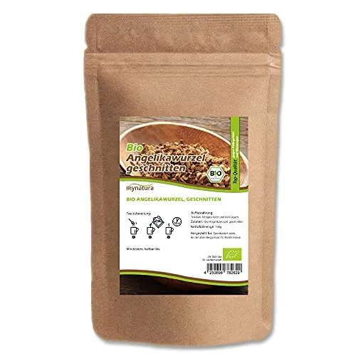 Mynatura Bio Angelikawurzel geschnitten I Tee I Engelwurzel I Engelwurz I Angelika Wurzel I Bio-Tee I Pflanzlich I Beutel (250g)