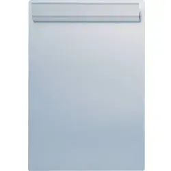 MAUL Schreibmappe A4 Aluminium eloxiert - Konferenzmappe aus edlem eloxiertem Aluminium, mit grifffreundlichen Kanten und Gleitschutz für stabilen Halt auf der Tischplatte.