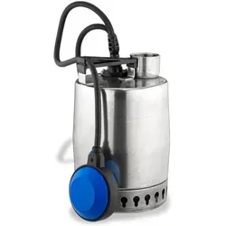 Grundfos Unilift KP 250-A1 Tauchpumpe - Wasserpumpen, leistungsstarke Schmutzwasserpumpe mit 10 mm Durchgang, ideal für Grundwasser und Regenwasser, inklusive Schwimmer für automatisches Ein- und Ausschalten.