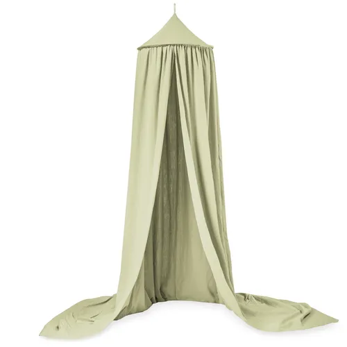Julius Zöllner Baldachin Musselin Ø50 lime TOP in grün von Julius Zöllner
