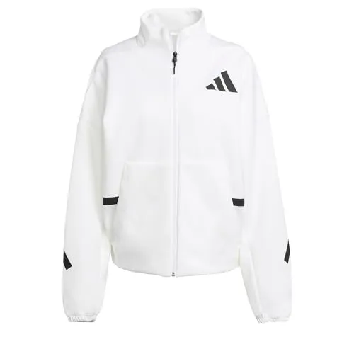 adidas Women's Z.N.E. Trainingsjacke, Weiß in weiß von adidas
