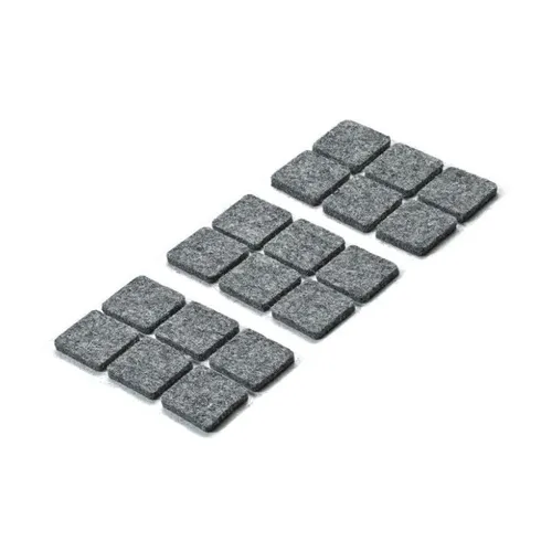 Hettich Parkettgleiter, 20 x 20 mm, selbstklebend, 18 Stück (0,22 EUR/Stück)