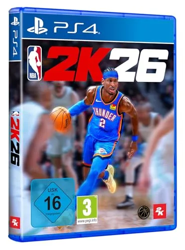 NBA 2K26 für PS4 - Neu und Originalverpackt - Sportspiel für Playstation 4, erlebe realistische Basketball-Action mit verbesserten Grafiken und Gameplay.