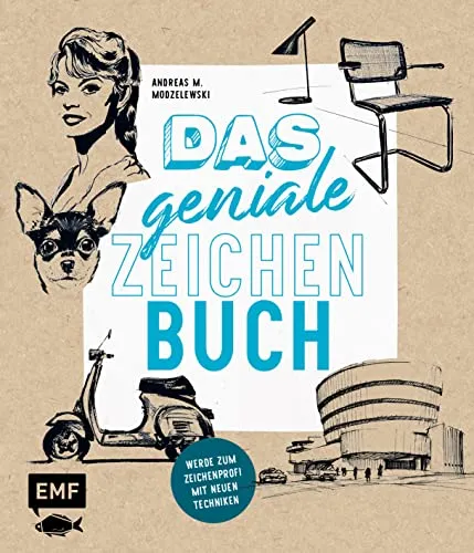Das geniale Zeichenbuch: Werde zum Zeichenprofi - Bleistiftzeichnung mit innovativen Techniken für beeindruckende Ergebnisse und kreativen Ausdruck.