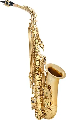 Classic Cantabile Winds AS-450 Eb-Altsaxophon - Holzblasinstrumente, Klar lackiert mit Hoch-Fis-Klappe für einen vollen, warmen Klang und ergonomische Klappenmechanik.